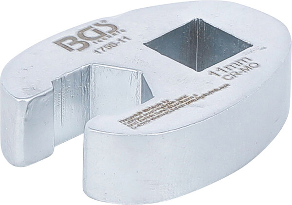 Hahnenfußschlüssel | Antrieb Innenvierkant 10 mm (3/8") | SW 11 mm