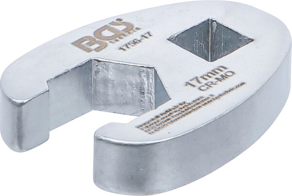 Hahnenfußschlüssel | Antrieb Innenvierkant 10 mm (3/8") | SW 17 mm