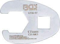 Hahnenfußschlüssel | Antrieb Innenvierkant 10 mm (3/8") | SW 17 mm