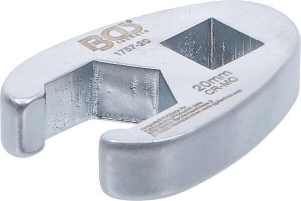 Hahnenfußschlüssel | Antrieb Innenvierkant 12,5 mm (1/2") | SW 20 mm