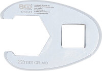 Hahnenfußschlüssel | Antrieb Innenvierkant 12,5 mm (1/2") | SW 22 mm