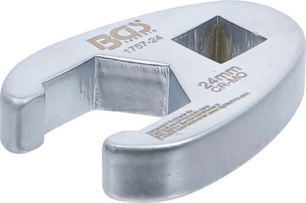 Hahnenfußschlüssel | Antrieb Innenvierkant 12,5 mm (1/2") | SW 24 mm