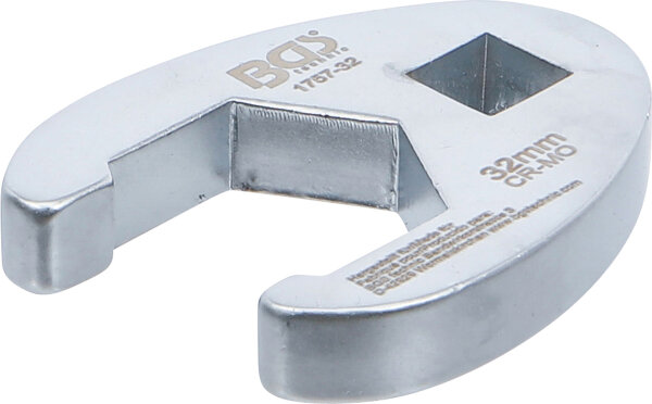 Hahnenfußschlüssel | Antrieb Innenvierkant 12,5 mm (1/2") | SW 32 mm