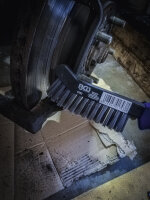 Bremssattelbürste | gebogen | 230 mm