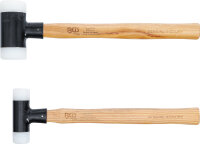 Schonhammer-Satz | Hickory-Stiel | rückschlagfrei | Ø 30 / 45 mm | 300 / 550 g | 2-tlg.
