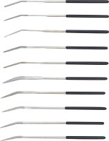 Diamant-Lochfeilen-Satz | gebogen | 140 x 3 mm | 10-tlg.