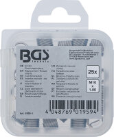 Ersatz-Gewindeeinsätze | M10 x 1,0 | 25-tlg.