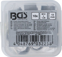 Ersatz-Gewindeeinsätze | M12 x 1,25 | 10-tlg.