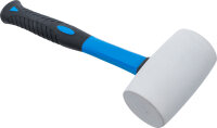 Gummihammer | Fiberglasstiel | weißer Kopf |...