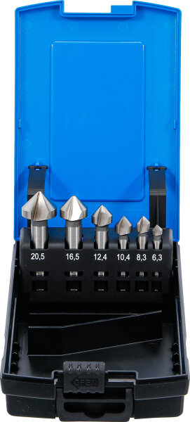 Kegelsenker-Satz | HSS | DIN 335 Form C | 6-tlg.
