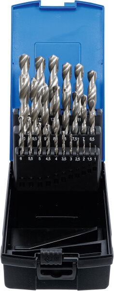 Spiralbohrer-Satz | HSS | 1 - 13 mm | 25-tlg.