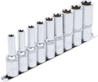 Steckschlüssel-Einsatz-Satz E-Profil, tief | Antrieb...