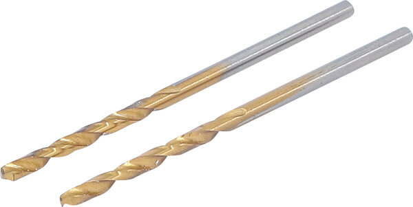Spiralbohrer | HSS-G | titan-nitriert | 2,0 mm | 2-tlg.