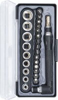 Bit- und Steckschlüssel-/Winkelschrauber-Satz | Antrieb 6,3 mm (1/4") | 26-tlg.