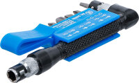 Winkelschrauber mit 7 Doppelklingen-Bits | Antrieb Außensechskant 6,3 mm (1/4") | 8-tlg.