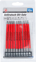 Antirutsch-Bit-Satz | magnetisch | 110 mm | 10-tlg.
