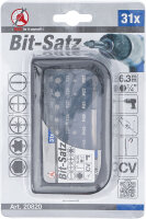Bit-Satz | Antrieb Außensechskant 6,3 mm (1/4") | 31-tlg.