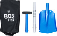 Aluminium-Schneeschaufel | mit steckbarem Schnellverschluss-Stiel