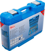 Steckschlüssel-Satz | Antrieb 10 mm (3/8") | Zollgrößen | 61-tlg.