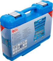 Steckschlüssel-Satz Sechskant | Antrieb 10 mm (3/8") | 61-tlg.