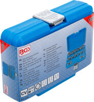 Steckschlüssel-Einsatz-Satz Zwölfkant | Antrieb Innenvierkant 12,5 mm (1/2") | SW 8 - 24 mm | 16-tlg.