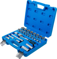 Steckschlüssel-Satz Wellenprofil | Antrieb 10 mm (3/8") | 26-tlg.