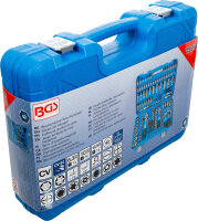 Steckschlüssel-Satz Sechskant | Antrieb 6,3 mm (1/4") / 10 mm (3/8") / 12,5 mm (1/2") | Zollgrößen | 192-tlg.