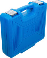 Steckschlüssel-Einsatz-Satz, Sechskant | Antriebe Innenvierkant 6,3 mm (1/4"), 12,5 mm (1/2") | Zollmaße | 24-tlg.