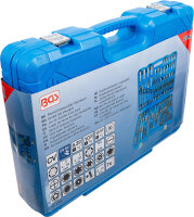 Steckschlüssel-Satz Sechskant | Antrieb 6,3 mm (1/4") / 10 mm (3/8") / 12,5 mm (1/2") | 214-tlg.