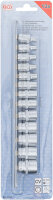 Steckschlüssel-Einsatz-Satz Zwölfkant | Antrieb Innenvierkant 6,3 mm (1/4") | SW 4 - 14 mm | 13-tlg.