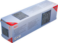 Doppel-Ringschlüssel-Satz mit E-Profil-Ringköpfen | gekröpft | SW E6 - E24 | 6-tlg.