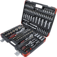 Steckschlüssel-Satz | Antrieb 6,3 mm (1/4") / 10 mm (3/8") / 12,5 mm (1/2") | 172-tlg.