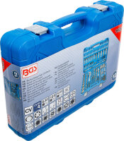 Steckschlüssel-Satz Zwölfkant | Antrieb 6,3 mm (1/4") / 10 mm (3/8") / 12,5 mm (1/2") | 192-tlg.