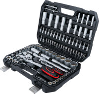 Steckschlüssel-Satz | Antrieb 6,3 mm (1/4") / 12,5 mm (1/2") | 108-tlg.