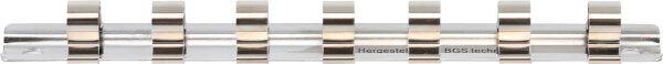 Aufsteckschiene mit 7 Clips | 10 mm (3/8")