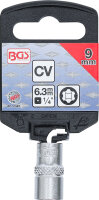 Steckschlüssel-Einsatz Super Lock | Antrieb Innenvierkant 6,3 mm (1/4") | SW 9 mm