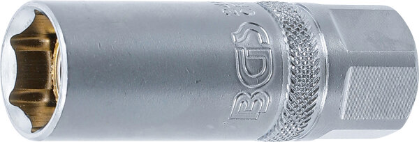 Zündkerzen-Einsatz mit Magnet, Sechskant | Antrieb Innenvierkant 12,5 mm (1/2") | SW 16 mm