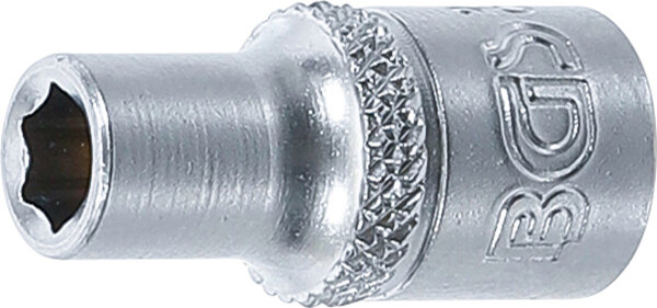 Steckschlüssel-Einsatz Sechskant | Antrieb Innenvierkant 6,3 mm (1/4") | SW 5 mm