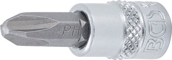 Bit-Einsatz | Antrieb Innenvierkant 6,3 mm (1/4") | Kreuzschlitz PH3