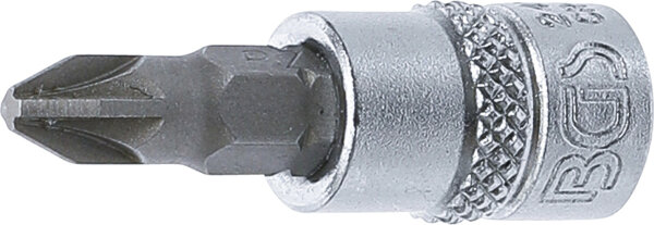 Bit-Einsatz | Antrieb Innenvierkant 6,3 mm (1/4") | Kreuzschlitz PZ2