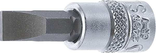 Bit-Einsatz | Antrieb Innenvierkant 6,3 mm (1/4") | Schlitz 7 mm