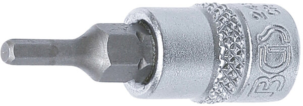 Bit-Einsatz | Antrieb Innenvierkant 6,3 mm (1/4") | Innensechskant 3 mm