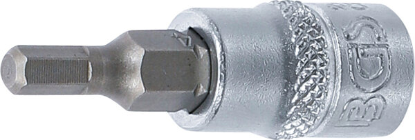 Bit-Einsatz | Antrieb Innenvierkant 6,3 mm (1/4") | Innensechskant 4 mm