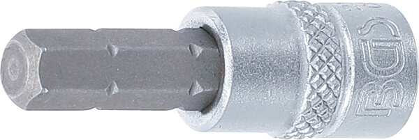 Bit-Einsatz | Antrieb Innenvierkant 6,3 mm (1/4") | Innensechskant 6 mm
