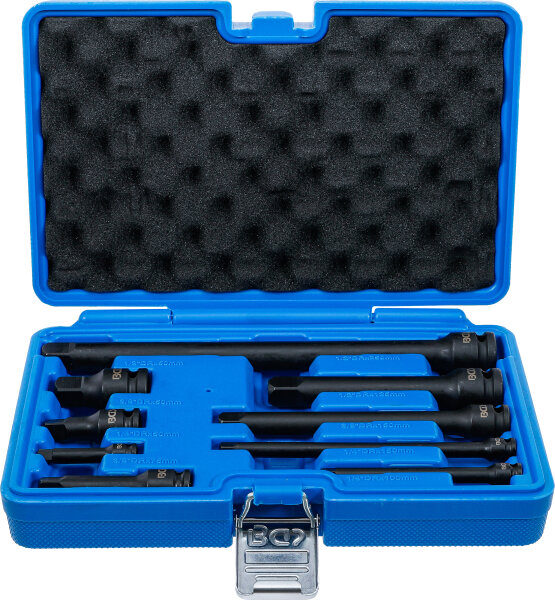 Kraft-Verlängerungs-Satz | 6,3 mm (1/4") / 10 mm (3/8") / 12,5 mm (1/2") | 9-tlg.