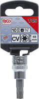 Bit-Einsatz | Antrieb Innenvierkant 10 mm (3/8") | T-Profil (für Torx) T45