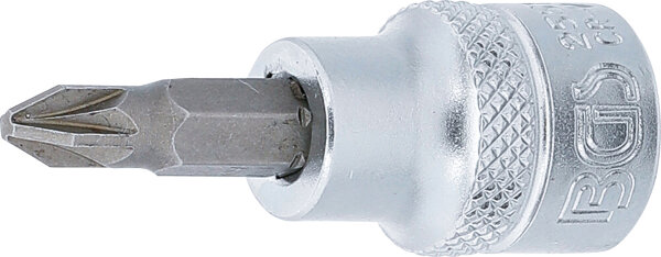 Bit-Einsatz | Antrieb Innenvierkant 10 mm (3/8") | Kreuzschlitz PZ2