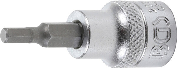 Bit-Einsatz | Antrieb Innenvierkant 10 mm (3/8") | Innensechskant 4 mm