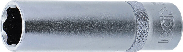 Steckschlüssel-Einsatz Super Lock, tief | Antrieb Innenvierkant 10 mm (3/8") | SW 12 mm