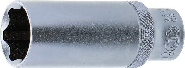 Steckschlüssel-Einsatz Super Lock, tief | Antrieb Innenvierkant 10 mm (3/8") | SW 17 mm